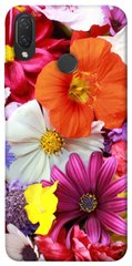 Чехол для Huawei P Smart+ 2019 PandaPrint Бархатный сезон цветы
