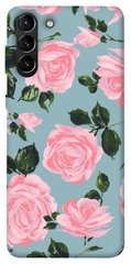 Чехол для Samsung Galaxy S21+ PandaPrint Розовый принт цветы