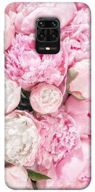 Чехол для Xiaomi Redmi Note 9s / Note 9 Pro / Note 9 Pro Max Пионы цветы