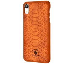 Чехол для iPhone Xr Polo Knight (Leather) коричневый
