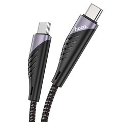 Кабель HOCO Type-C to Type-C Freeway PD charging data cable U95 |1.5m, 3A, 60W| Black, Black