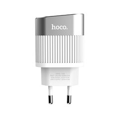 Адаптер мережевий Hoco Speedmaster C40A | 2USB, 2.4а | white