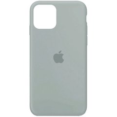 Чехол silicone case for iPhone 11 Pro Max (6.5") (Серый / Mist Blue)