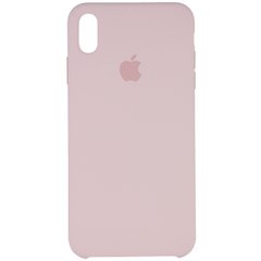 Чехол Silicone case (AAA) Original 1:1 для Apple iPhone XS Max (6.5") (Розовый / Pink Sand)
