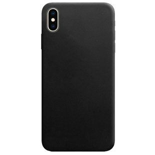 Силиконовый чехол Candy для Apple iPhone X / XS (5.8"") Черный
