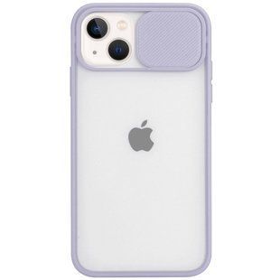 Чохол Camshield mate TPU зі шторкою для камери для Apple iPhone 13 (6.1"") Бузковий