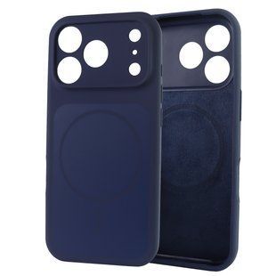 Чехол для iPhone 17 Pro Max / 18 Pro Max Dual Tone Silicone MagSafe Case &ndash; Midnight Blue
