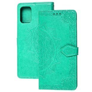 Чохол книжка для Samsung Galaxy M31s (M317) "Art з візитниці" зелений