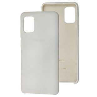 Чохол Silicone для Samsung Galaxy A31 (A315) Premium білий
