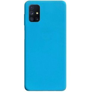 Силиконовый чехол Candy для Samsung Galaxy M51 (Голубой)