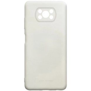TPU чехол Molan Cano Smooth для Xiaomi Poco X3 NFC (серый)
