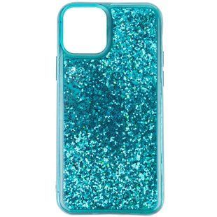 TPU+PC чохол Sparkle (glitter) для Apple iPhone 12 Pro / 12 (6.1") (Синій)