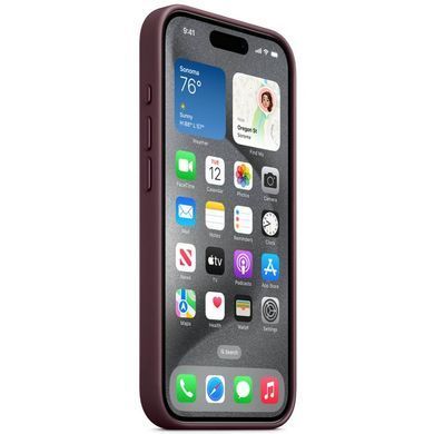 Кожаный чехол для iPhone 15 Pro Leather case