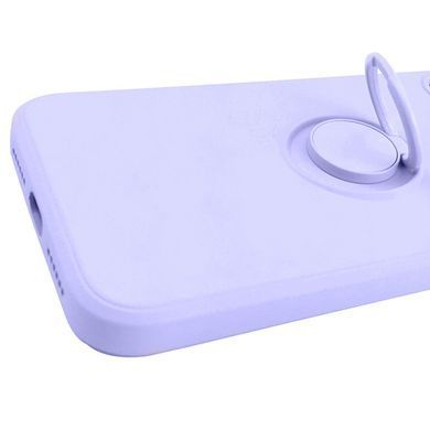 Чохол TPU Candy Ring Full Camera для Apple iPhone 12 Pro (6.1"") Бузковий / Dasheen