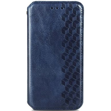 Шкіряний чохол книжка GETMAN Cubic (PU) для Samsung Galaxy M52 Синій