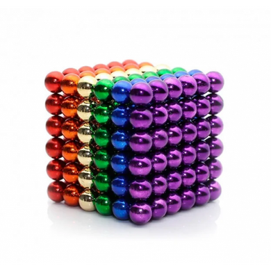 Неокуб Neocube 216 шариков 5мм в металлическом боксе (разноцветный)