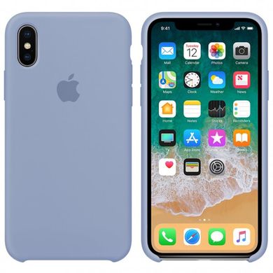Чехол silicone case for iPhone XS Max Lilac / Лиловый