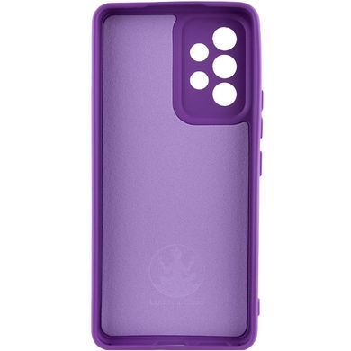 Чохол для Samsung Galaxy A33 5G Silicone Full camera закритий низ + захист камери Фіолетовий / Purple