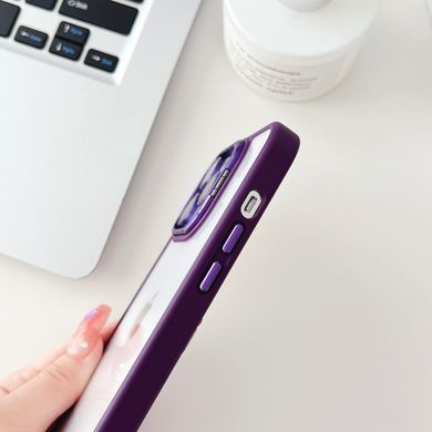Чехол с подставкой для iPhone 11 Lens Shield + стекла на камеру Midnight Blue
