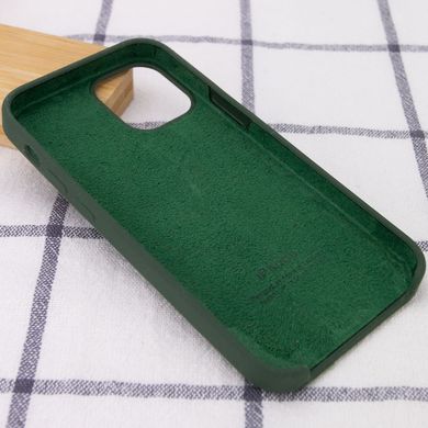 Чохол silicone case for iPhone 12 Pro / 12 (6.1") (Зелений / Army green)