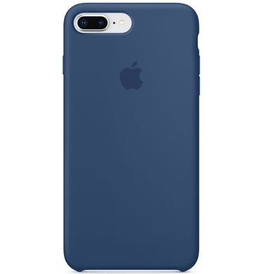 Чехол Silicone case orig 1:1 (AAA) для Apple iPhone 7 plus / 8 plus (5.5") (Синий / Blue Cobalt)