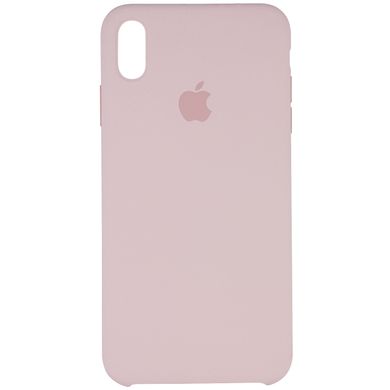 Чохол Silicone case (AAA) Original 1:1 для Apple iPhone XS Max (6.5 ") (Рожевий / Pink Sand)