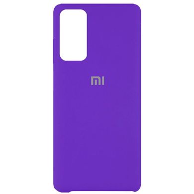 Чехол Silicone Cover (AAA) для Xiaomi Mi 10T / Mi 10T Pro (Фиолетовый / Violet)
