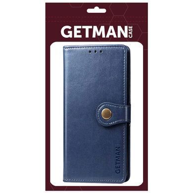 Кожаный чехол книжка GETMAN Gallant (PU) для Xiaomi Redmi 10C Синий