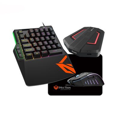 Набір Combo MeeTion Gaming 4in1 Keyboard/Mouse /MousePad/Console MT-C0015| Black