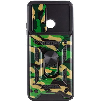Ударопрочный чехол Camshield Serge Ring Camo для Xiaomi Redmi 10C Зеленый / Army Green