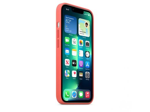 Чехол для Apple Iphone 13 pro Silicone case Original 1:1 full with Magsafe Розовый / Pink Pomelo