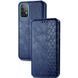 Шкіряний чохол книжка GETMAN Cubic (PU) для Samsung Galaxy A32 4G Синій