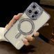 Чехол для iPhone 14 Pro Max Diamond Shining with MagSafe Blue