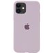 Чохол для iPhone 11 Silicone Full Lavender / лавандовий / закритий низ