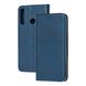 Чехол книжка для Huawei P40 Lite E Black magnet синий