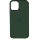 Чехол Apple silicone case for iPhone 12 Pro / 12 (6.1") (Зеленый / Army green)
