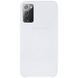 Чехол Silicone Cover (AAA) для Samsung Galaxy Note 20 (Белый / White)