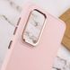 TPU чехол Bonbon Metal Style для Samsung Galaxy A55 (Розовый / Light pink)