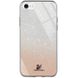 TPU+Glass чехол Swarovski для Apple iPhone 7 / 8 / SE (2020) (4.7") (Золотой)