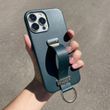 Шкіряний чохол для iPhone 14 Pro Max Leather Holding Strap Dark Green