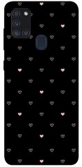 Чехол для Samsung Galaxy A21s PandaPrint Сердечки паттерн