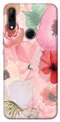 Чехол для Huawei P Smart Z PandaPrint Акварельные цветы 3 цветы