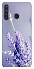 Чехол для Samsung Galaxy A21 PandaPrint Лаванда цветы