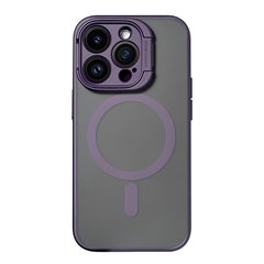 Чехол для iPhone 14 Plus HYBRID Case (Camera Stand) + подставка Purple