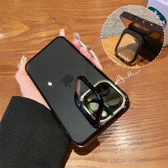 Чехол для iPhone 14 Pro TPU Camera Stand + Стекло на камеру Black