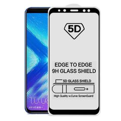 5D стекло для Samsung A8 Plus Full Glue Черное, Черный