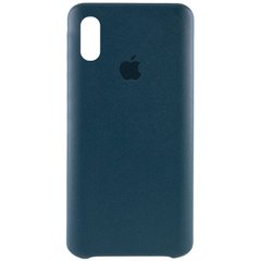 Кожаный чехол AHIMSA PU Leather Case Logo (A) для Apple iPhone X / XS (5.8"") Зеленый