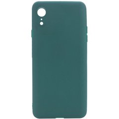 Силіконовий чохол Candy Full Camera для Apple iPhone XR (6.1 "") Зелений / Forest green