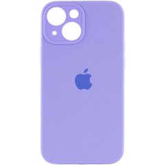 Чохол для Apple iPhone 14 Plus Silicone Full camera закритий низ + захист камери / Сиреневий / Dasheen