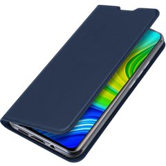 Чехол-книжка Dux Ducis с карманом для визиток для Xiaomi Mi 10T / Mi 10T Pro (Синий)